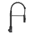 Black Matte Stainless Steel Pull-Down Faucet - Side View | United RV Parts