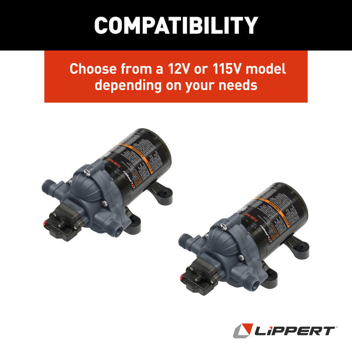 RV Water Pump Compatibility 12V 115V Models Comparison | United RV Parts
