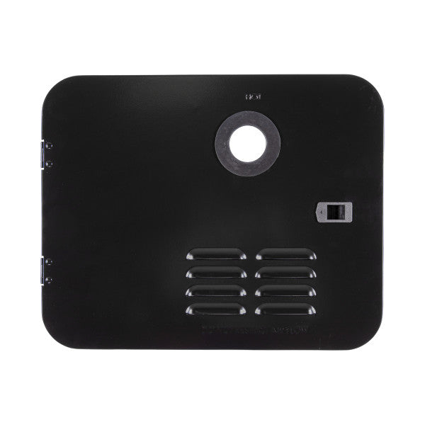 Black Girard Tankless RV Water Heater Door - Front View | United RV Parts