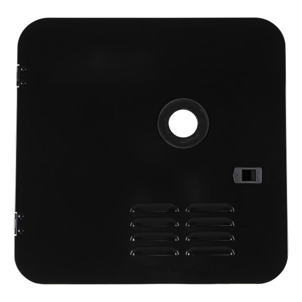 Black Girard Tankless Water Heater Door 2GWHDAS10B - Front View | United RV Parts