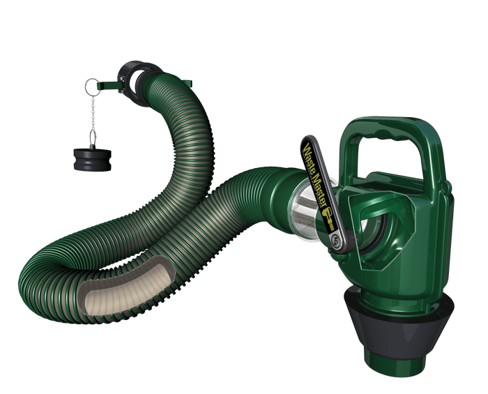 Green Lippert Waste Master 20' RV Sewer Hose Kit - Exploded View | United RV Parts