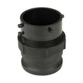 Black Lippert Waste Master Sewer Hose Bayonet Fitting Converter 360785 - Side View | United RV Parts