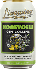 Livewire Honeydew Collins 4pk Cans