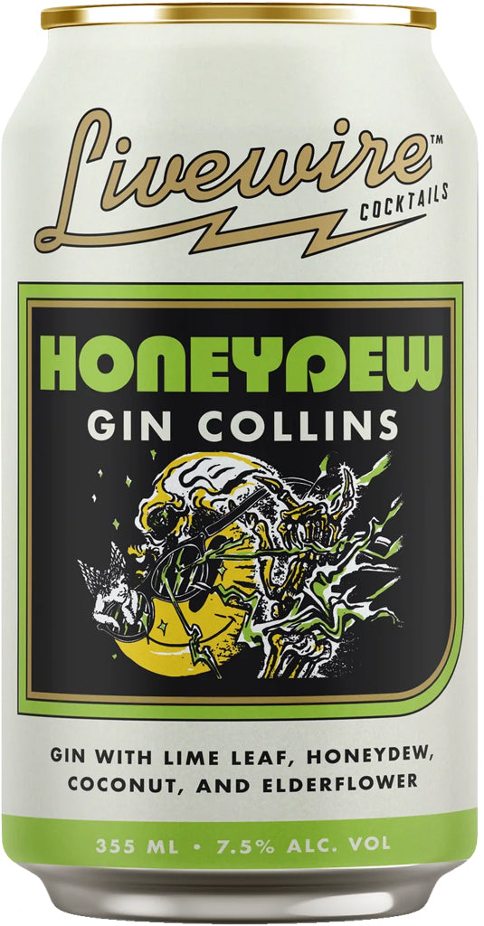 Livewire Honeydew Collins 4pk Cans