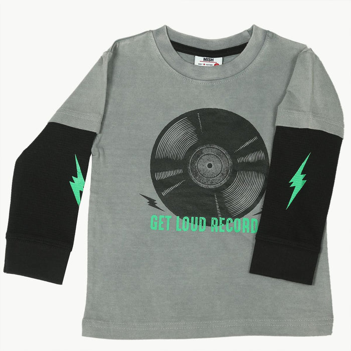 Loud Records Enzyme 2Fer Long Sleeve Baby Shirt