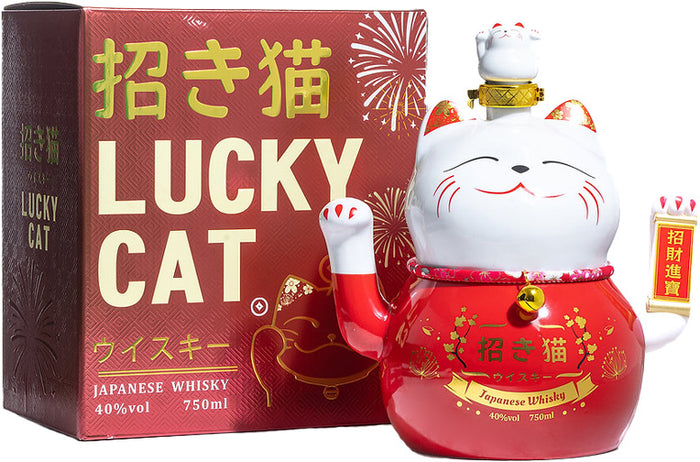 Lucky Cat "Wave the Paw" Japanese Whisky 750ml