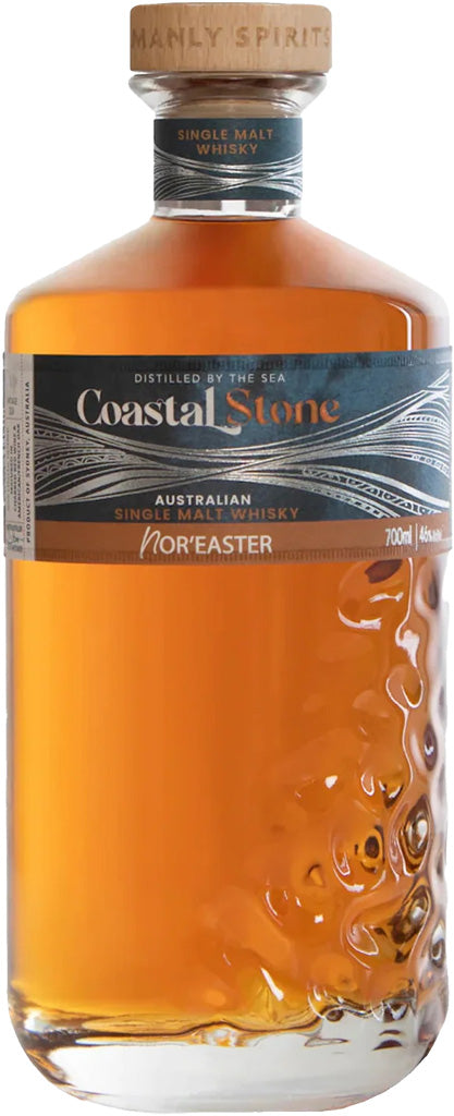 Manly Spirits Coastal Stone Nor'Easter Australian Single Malt Whisky 700ml