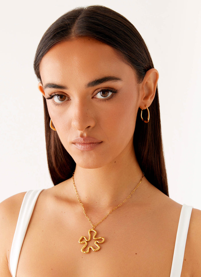 Marcy Necklace Gold 3 Peppermayo