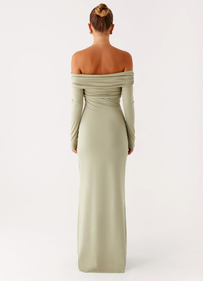 Marla Long Sleeve Maxi Dress0869 Peppermayo