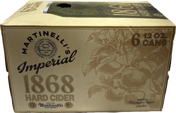 Martinelli's 1868 Imperial Hard Cider 6pk Cans