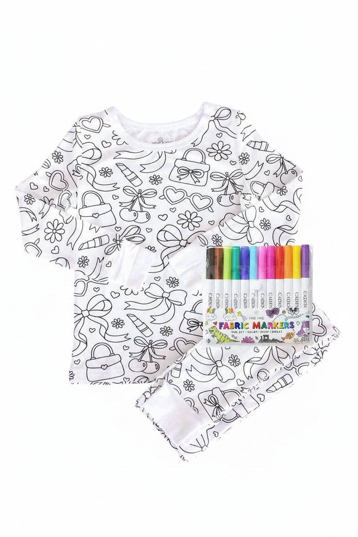 Material Girl Colorable Bamboo Pajama Set