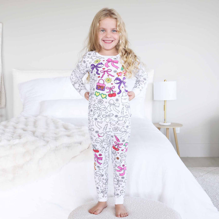 Material Girl Colorable Bamboo Pajama Set