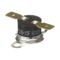 Black Metal Norcold Refrigerator DC Fan Thermostat 618093MC - Side Angle | United RV Parts
