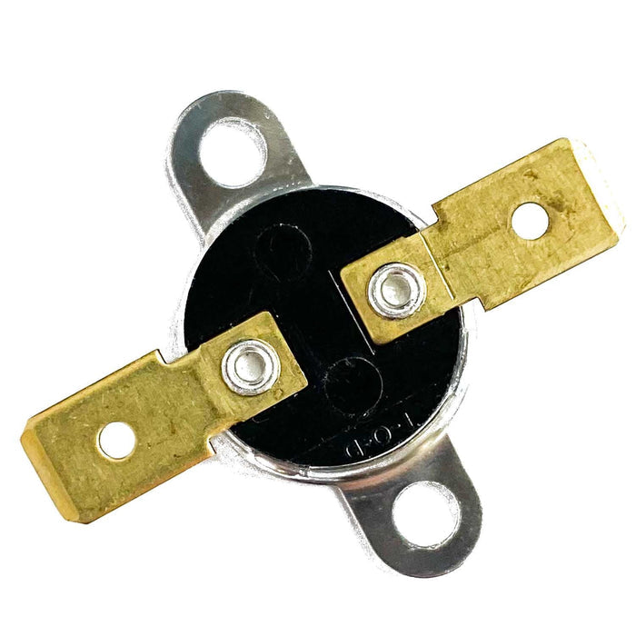 Chrome Metal Norcold Refrigerator Thermostat 618093MC - Top View | United RV Parts