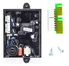 Black MC Enterprises 91365MC Atwood Water Heater Control Board with Fuse - Top View | United RV Parts