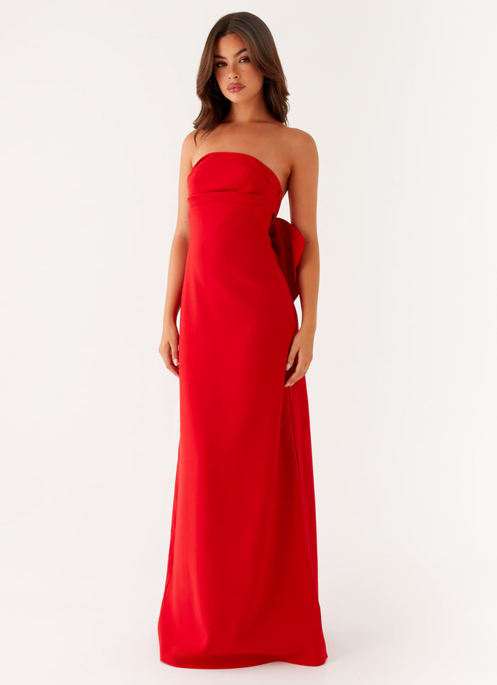 Meredith Maxi Dress - Red