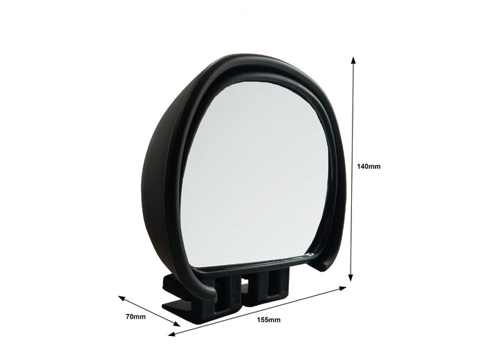 Milenco MIL-3100 Aero Blind Spot Mirror Dimensions Diagram - Technical Specifications | United RV Parts