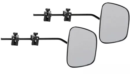 Black Milenco Grand Aero Towing Mirrors 2-Pack - Product View | United RV Parts
