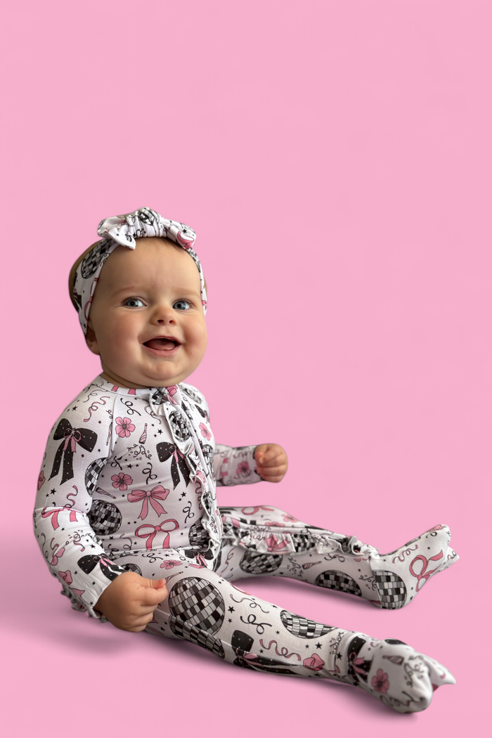 Mirrorball Swiftie Darling Dream Ruffle Romper