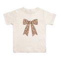 Mocha Floral Bow Patch T-Shirt