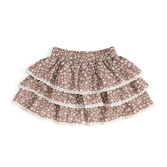 Mocha Floral Skort