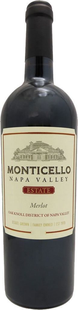 Monticello Estate Merlot Oak Knoll 2022 750ml