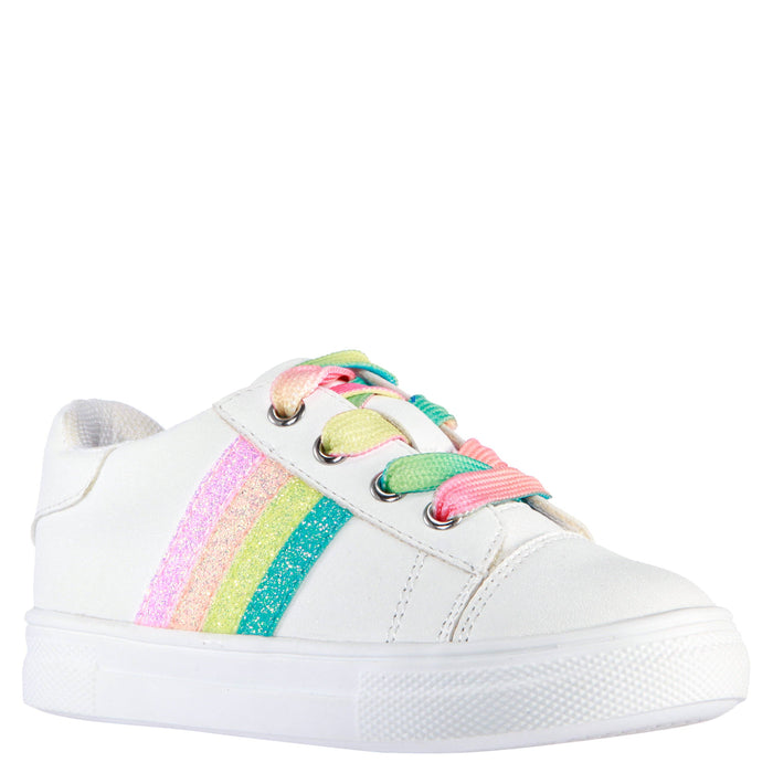 Multi Stripe Iridescent Sneaker