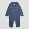 Navy Shawl Collar Knit