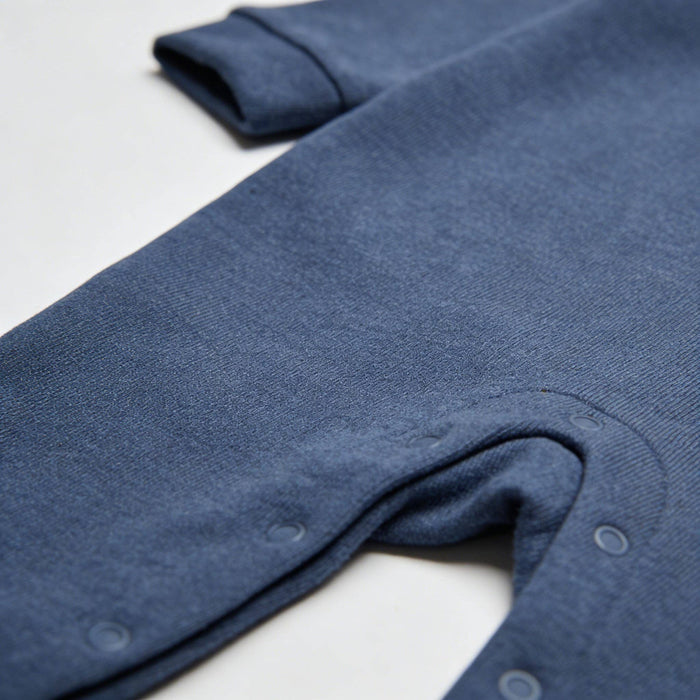 Navy Shawl Collar Knit