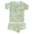 Neon Dino Bamboo Pajama Set