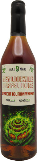New Louisville Barrel House Cinnabomb B1368 Bourbon Whiskey 9 Year Old 750ml