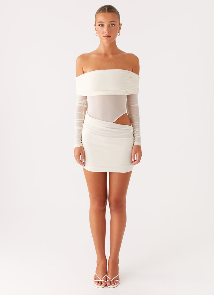 No Doubt Mini Dress - Ivory