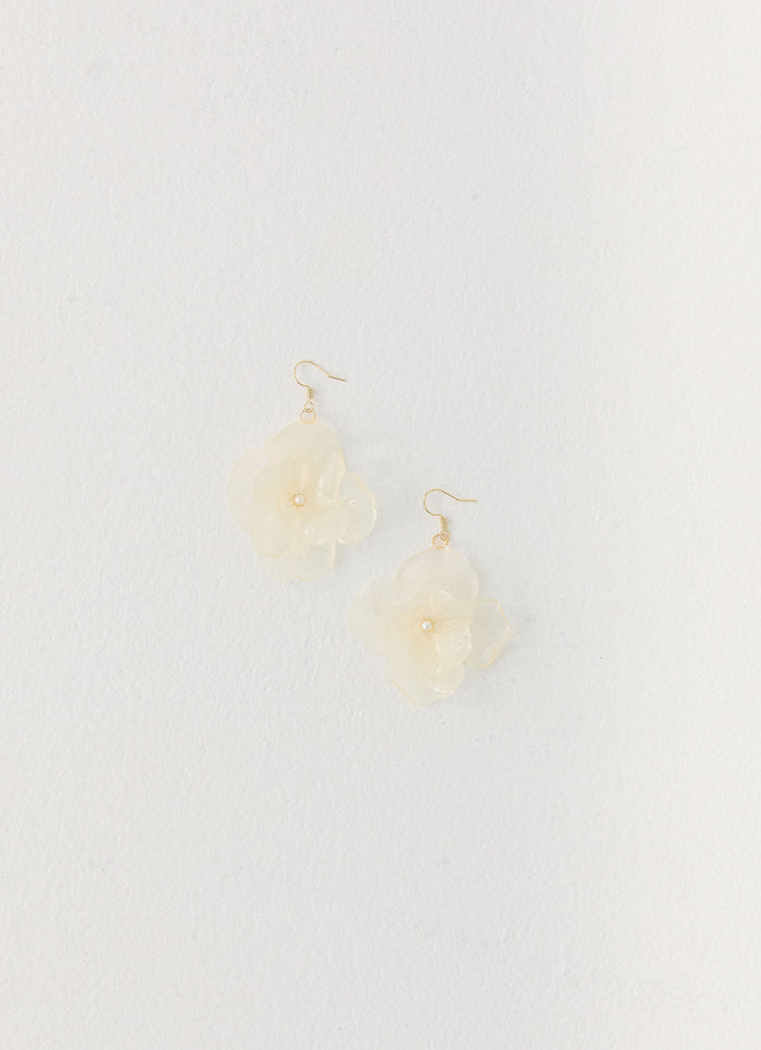 Onda Rosa Earrings - Ivory