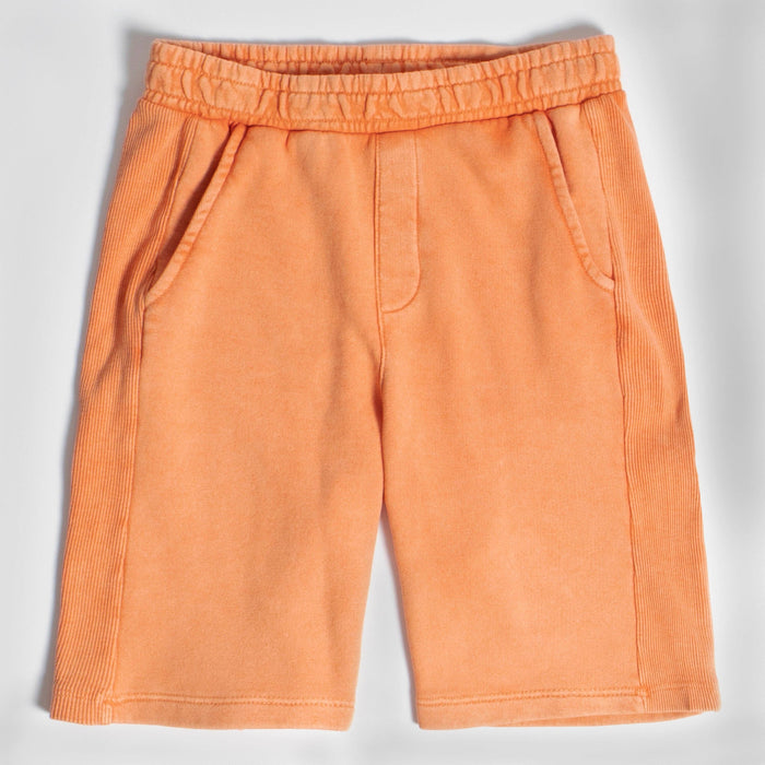Orange Dyed Jogger Short