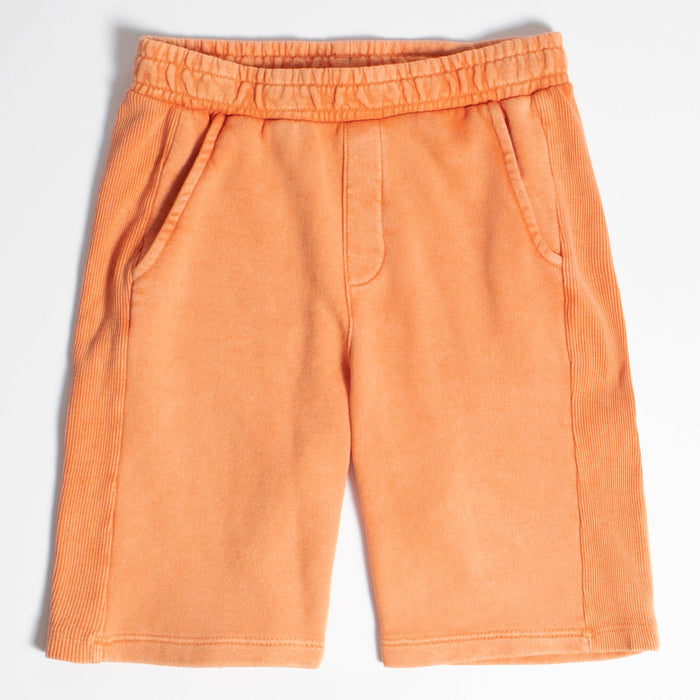 Orange Dyed Jogger Short