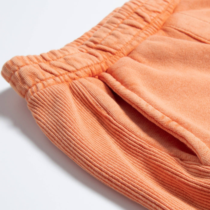 Orange Dyed Jogger Short