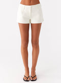 Oslo Mini Shorts - Ivory