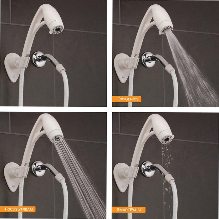 Oxygenics Adventure RV Shower Head - Four Spray Settings Demonstration | United RV Parts