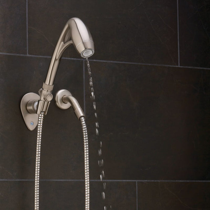 Oxygenics BodySpa RV Shower Kit Wall Mounted in Use - Action Shot | United RV Parts