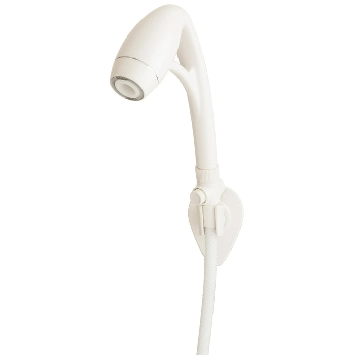 White Plastic Oxygenics BodySpa RV Handheld Shower Kit - Side Profile | United RV Parts