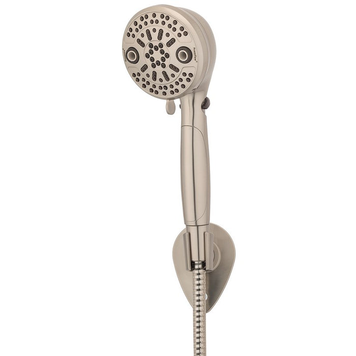 Brushed Nickel Oxygenics PowerFlow RV Handheld Shower - Side Angle | United RV Parts