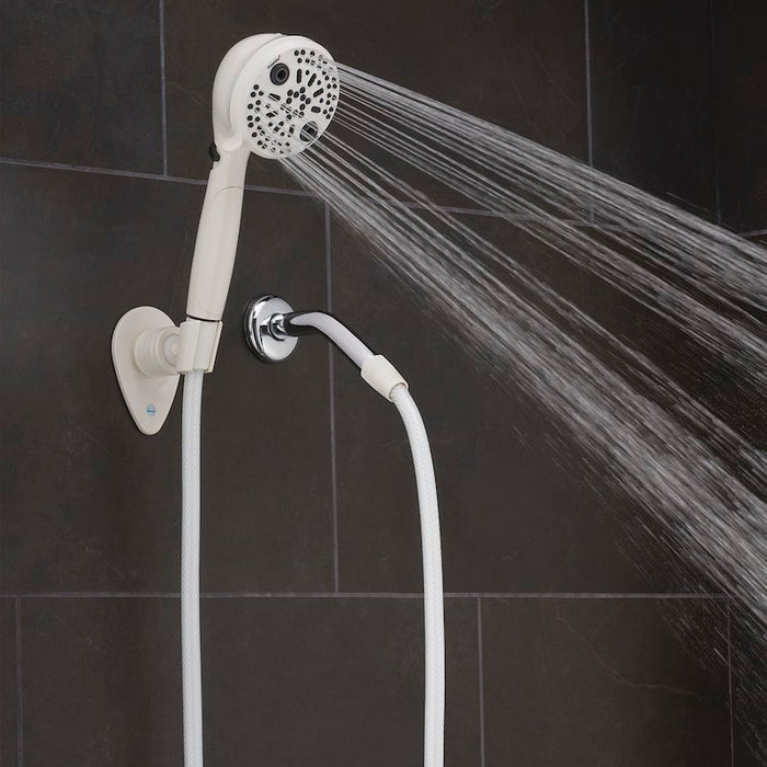 Oxygenics PowerFlow RV Handheld Shower 87764 Showing Concentrated Stream Spray Mode - Spray Detail | United RV Parts