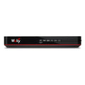Black DISH Wally HD Satellite Receiver - Front View | United RV Parts