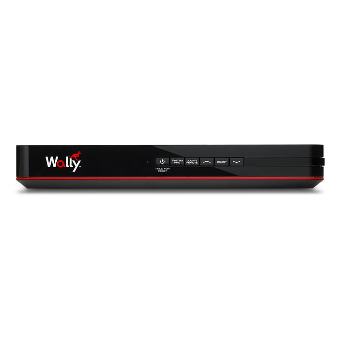Black DISH Wally HD Satellite Receiver - Front View | United RV Parts
