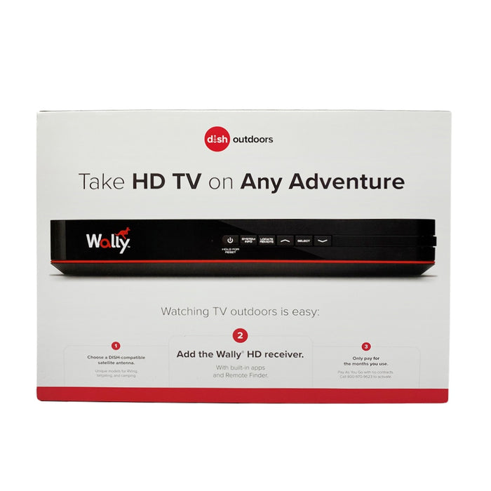 DISH Wally HD Receiver Product Packaging - Front Box View | United RV Parts