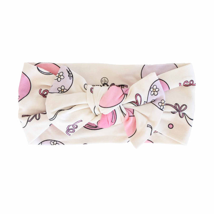 Party Time Knit Large Bow Headwrap
