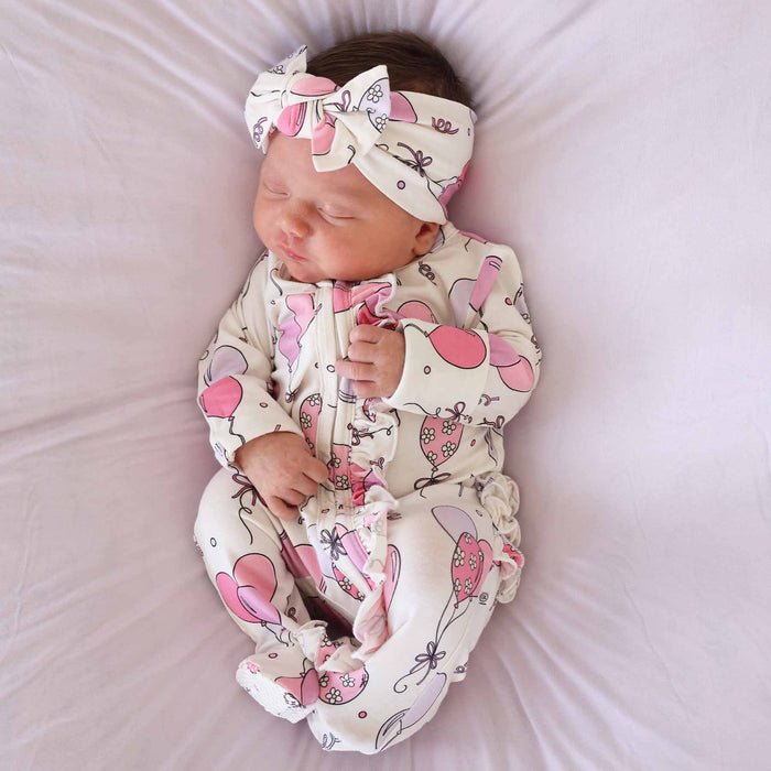 Party Time Knit Large Bow Headwrap