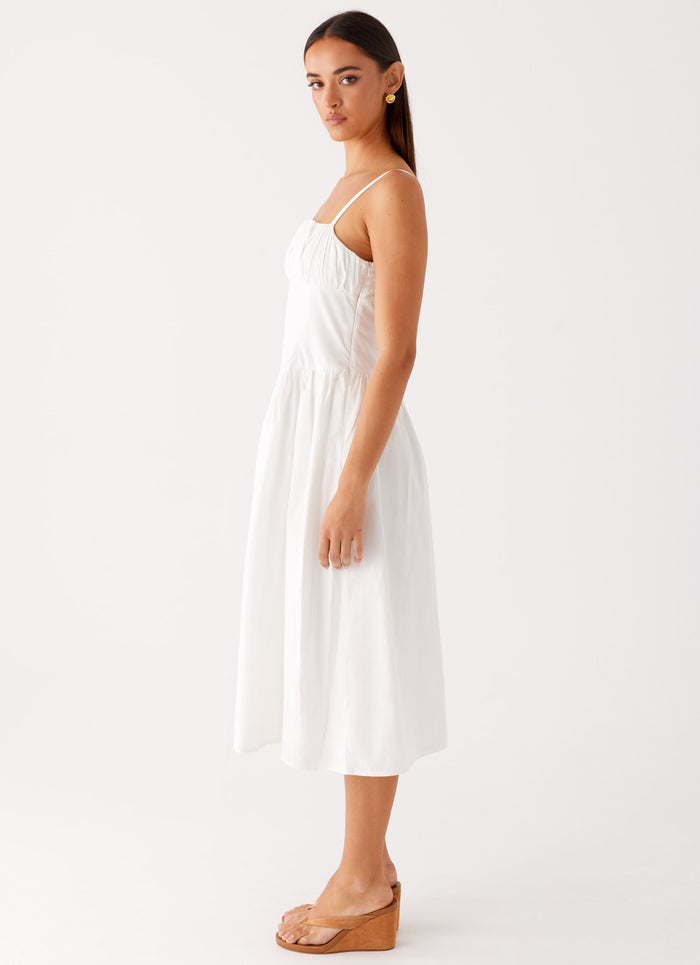 Phillipa Midi Dress White 2 Peppermayo