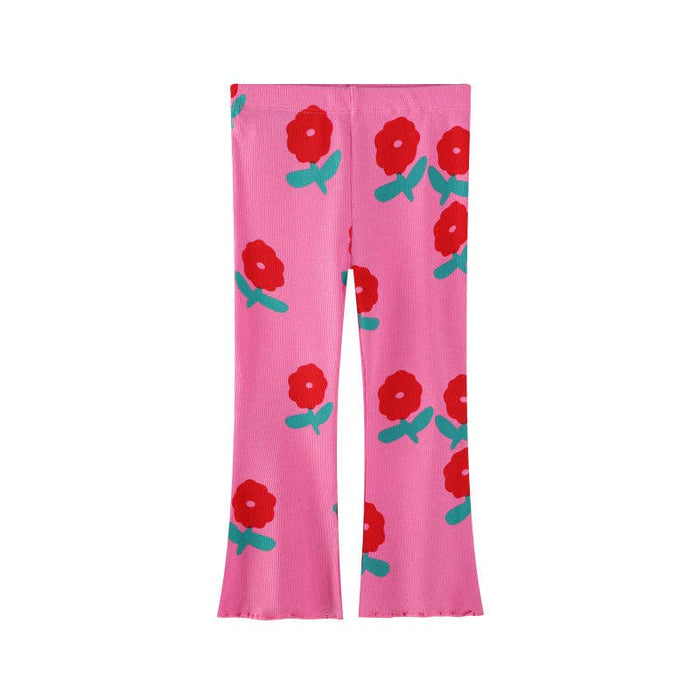 Pink Poppy Flared Legging