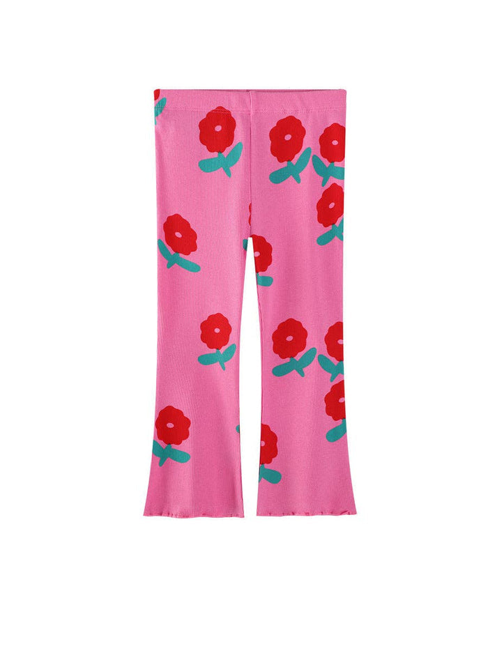 Pink Poppy Flared Legging